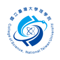 國立台灣大學理學院 Logo